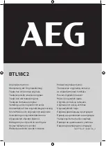 Preview for 1 page of AEG BTL18C2 Original Instructions Manual