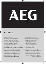 Предварительный просмотр 1 страницы AEG BTL18C2 Original Instructions Manual