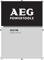 Preview for 1 page of AEG BUS18B Original Instructions Manual