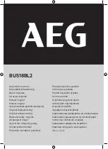 Preview for 1 page of AEG BUS18BL2 Original Instructions Manual