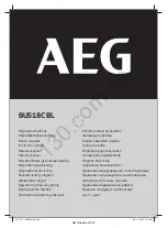 Предварительный просмотр 2 страницы AEG BUS18CBL Original Instructions Manual