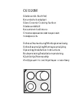 AEG C61320M Operating And Installation Manual preview