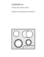 AEG C67600KF-bn Installation And Operating Instructions Manual preview