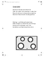 Preview for 1 page of AEG C88000M Installation And Operating Instructions Manual