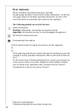 Preview for 2 page of AEG C91900KFE Installation And Operating Instructions Manual