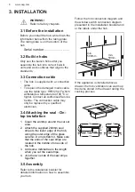 Preview for 8 page of AEG CCE84779XB User Manual