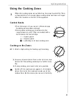 Предварительный просмотр 9 страницы AEG CERAMIC HOB 6010 K Operating Instructions Manual