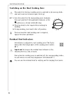 Предварительный просмотр 10 страницы AEG CERAMIC HOB 6010 K Operating Instructions Manual