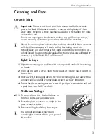 Предварительный просмотр 13 страницы AEG CERAMIC HOB 6010 K Operating Instructions Manual