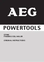 AEG CFN90 Original Instructions Manual preview