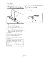 Предварительный просмотр 22 страницы AEG CGA60WOK-F Operating And Installation Instruction