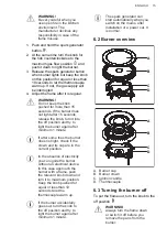 Preview for 15 page of AEG CKB64100BW User Manual