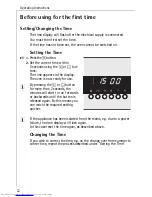 Предварительный просмотр 12 страницы AEG COMPETENCE 210 B Operating Instructions Manual