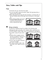 Предварительный просмотр 17 страницы AEG COMPETENCE 30006FF Installation And Operating Instructions Manual