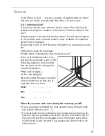 Предварительный просмотр 43 страницы AEG COMPETENCE 30006FF Installation And Operating Instructions Manual