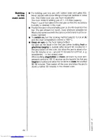 Preview for 22 page of AEG COMPETENCE 30580 B Operating Instructions Manual