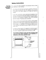 Preview for 4 page of AEG Competence 3180 V Instruction Book