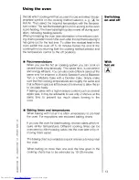 Предварительный просмотр 13 страницы AEG COMPETENCE 320 B Operating Instructions Manual