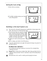 Preview for 13 page of AEG COMPETENCE 40036VI Installation And Operating Instructions Manual