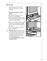 Preview for 43 page of AEG COMPETENCE 40036VI Installation And Operating Instructions Manual