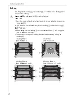 Предварительный просмотр 22 страницы AEG COMPETENCE 4033 V Operating Instructions Manual