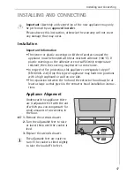 Предварительный просмотр 47 страницы AEG COMPETENCE 4033 V Operating Instructions Manual