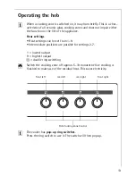 Preview for 13 page of AEG COMPETENCE 41016VI Installation And Operating Instructions Manual