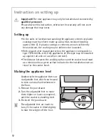 Preview for 52 page of AEG COMPETENCE 41016VI Installation And Operating Instructions Manual