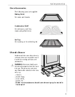 Предварительный просмотр 11 страницы AEG COMPETENCE 5073 V Operating Instructions Manual