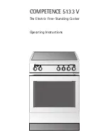 AEG COMPETENCE 5133 V Operating Instructions Manual предпросмотр