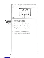 Предварительный просмотр 8 страницы AEG COMPETENCE 520B Operating Instructions Manual