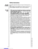 Preview for 4 page of AEG COMPETENCE 524 B Operating Instructions Manual