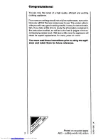 Preview for 2 page of AEG COMPETENCE 53080 B Operating Instructions Manual