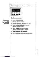 Preview for 8 page of AEG COMPETENCE 53080 B Operating Instructions Manual