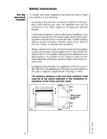 Preview for 4 page of AEG Competence 573 V Instruction Book