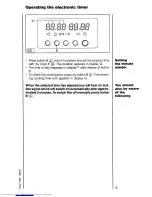 Предварительный просмотр 9 страницы AEG COMPETENCE 5858 B Operating Instructions Manual