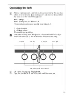 Предварительный просмотр 13 страницы AEG COMPETENCE 61016VI Installation And Operating Instructions Manual