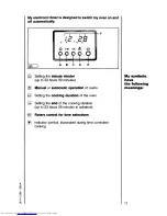 Предварительный просмотр 11 страницы AEG COMPETENCE 824 B Operating Instructions Manual