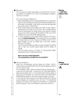 Preview for 33 page of AEG COMPETENCE 840E Operating Instructions Manual