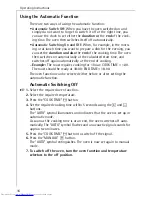 Preview for 16 page of AEG COMPETENCE B 3100 Operating Instructions Manual