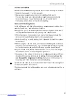 Preview for 21 page of AEG COMPETENCE B 3100 Operating Instructions Manual