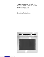 AEG Competence B 6100 Operating Instructions Manual preview