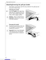 Preview for 16 page of AEG Competence B 6100 Operating Instructions Manual