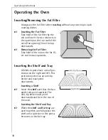 Предварительный просмотр 18 страницы AEG COMPETENCE B 8110 Operating Instructions Manual