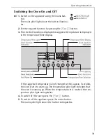 Предварительный просмотр 19 страницы AEG COMPETENCE B 8110 Operating Instructions Manual