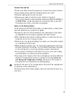 Предварительный просмотр 29 страницы AEG COMPETENCE B 8110 Operating Instructions Manual