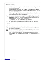 Предварительный просмотр 2 страницы AEG COMPETENCE B 8139-4-m User Instructions