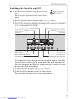 Предварительный просмотр 19 страницы AEG COMPETENCE B 8140 Operating Instructions Manual