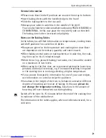 Предварительный просмотр 29 страницы AEG COMPETENCE B 8140 Operating Instructions Manual