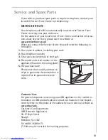 Preview for 43 page of AEG COMPETENCE B2100-4 User Information